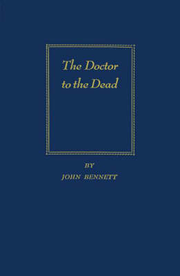 Book cover for The Doctor to the Dead