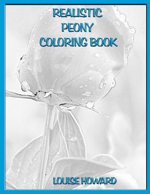 Cover of Realistic Peony Coloring Book