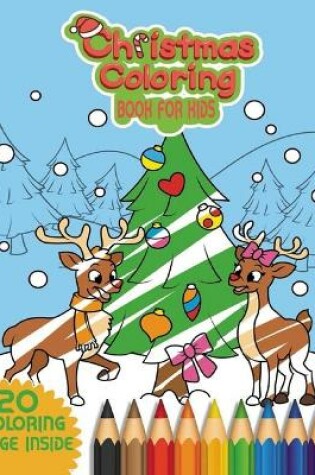 Cover of Christmas Coloring Book For Kids