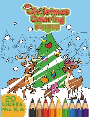 Book cover for Christmas Coloring Book For Kids