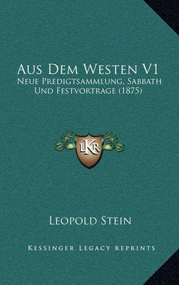 Book cover for Aus Dem Westen V1