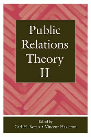 Cover of Public Relations Theory II