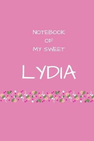 Cover of Notebook of my sweet Lydia