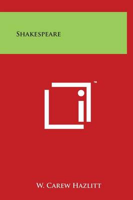 Book cover for Shakespeare