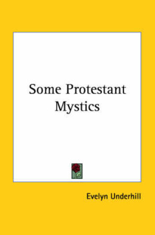 Cover of Some Protestant Mystics
