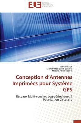 Cover of Conception D Antennes Imprim es Pour Syst me GPS