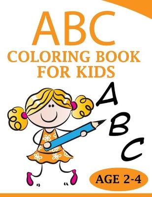 Book cover for ABC Coloring Book for Kids
