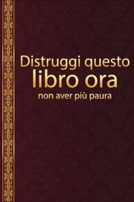 Cover of Distruggi questo libro ora, non aver piu paura