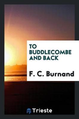 Book cover for To Buddlecombe and Back