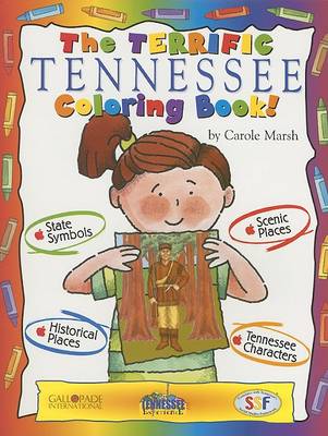 Book cover for The Terrific Tennessee Coloring Book!