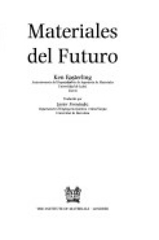 Cover of Materiales del Futuro