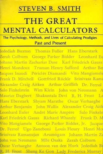 Book cover for The Great Mental Calculators