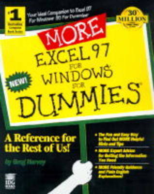 Book cover for More Excel 97 for Windows For Dummies