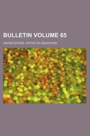 Cover of Bulletin Volume 65