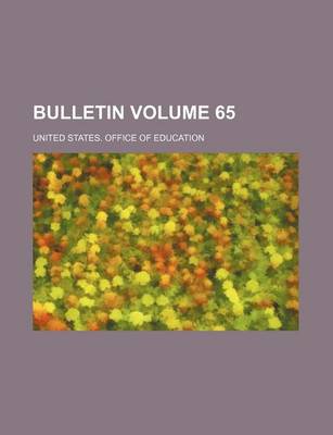 Book cover for Bulletin Volume 65