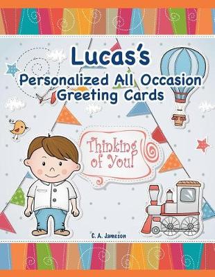 Book cover for Lucas's Personalized All Occasion Greeting Cards