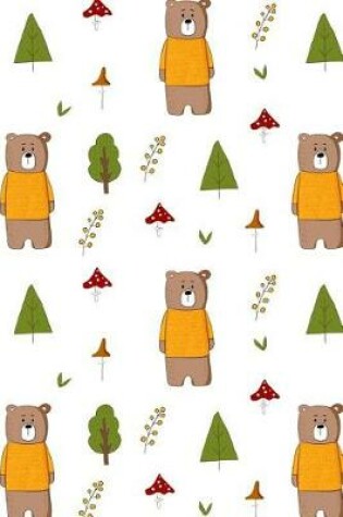 Cover of Bullet Journal Notebook Cute Bears Pattern 3