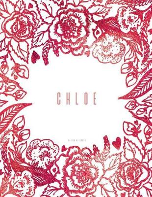 Book cover for Chloe. Dotted Notebook