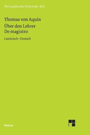 Cover of UEber den Lehrer
