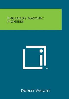 Book cover for England's Masonic Pioneers