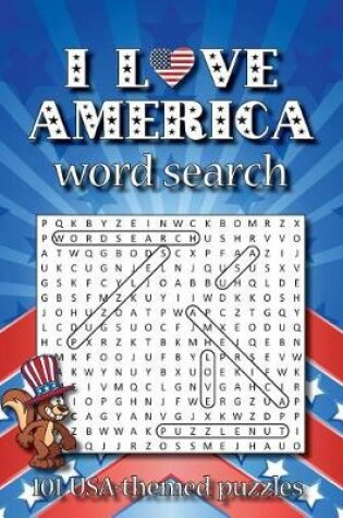 Cover of I love America word search