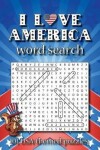 Book cover for I love America word search