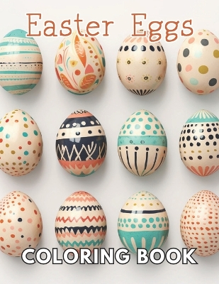 Book cover for Easter Eggs Coloring Book for Adults