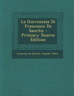 Book cover for La Giovinezza Di Francesco de Sanctis