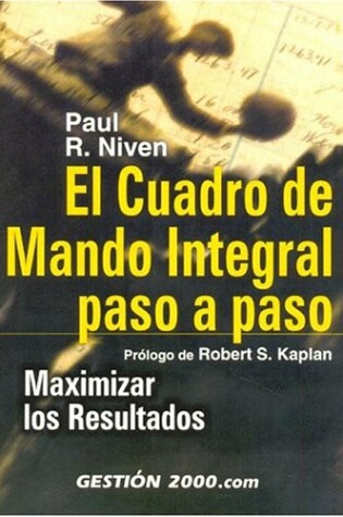 Cover of El Cuadro de Mando Integral Paso a Paso