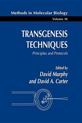 Book cover for Transgenesis Techniques