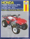 Cover of Honda TRX300 Shaft Drive ATV's Owners Workshop Manual