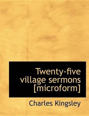 Book cover for Twenty-Five Village Sermons [Microform]