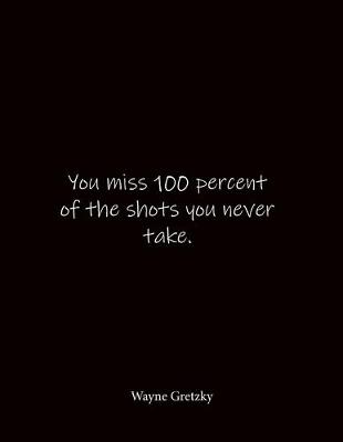 Book cover for You miss 100 percent of the shots you never take. Wayne Gretzky