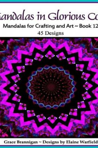 Cover of Mandalas in Glorious Color Book 12