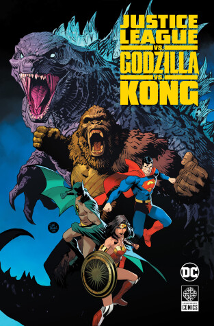 Book cover for Justice League vs. Godzilla vs. Kong
