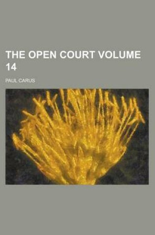 Cover of The Open Court (Volume 15, No.546, C.1)