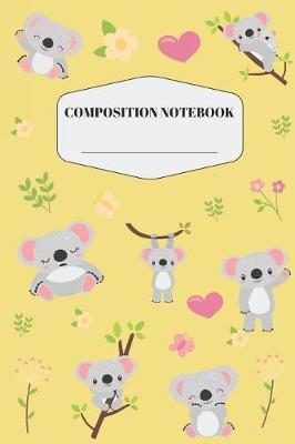 Book cover for Koala Composition Notebook