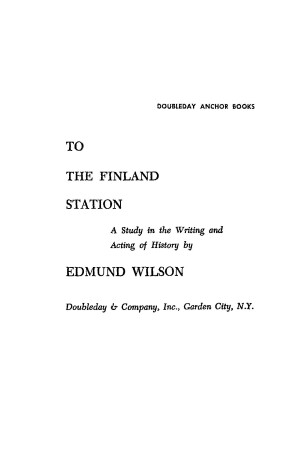 Cover of To the Finland Station