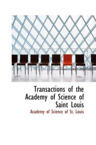 Cover of Transactions of the Academy of Science of Saint Louis