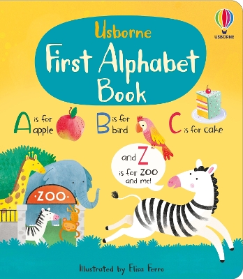 Book cover for First Alphabet Book