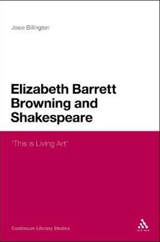 Cover of Elizabeth Barrett Browning and Shakespeare