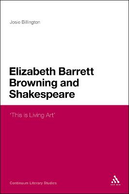 Book cover for Elizabeth Barrett Browning and Shakespeare