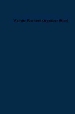 Cover of Website Password Organizer (Blue)