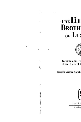Cover of The Hermetic Brotherhood of Luxor