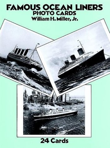 Book cover for Famous Ocean Liners Photo Postcards