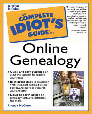 Book cover for The Complete Idiot's Guide to Online Geneaology