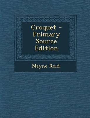 Book cover for Croquet