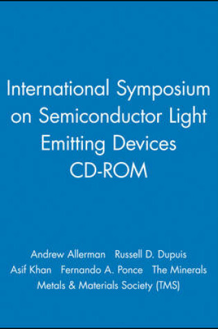 Cover of International Symposium on Semiconductor Light Emitting Devices