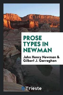 Book cover for Prose Types in Newman