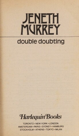 Book cover for Double Doubting